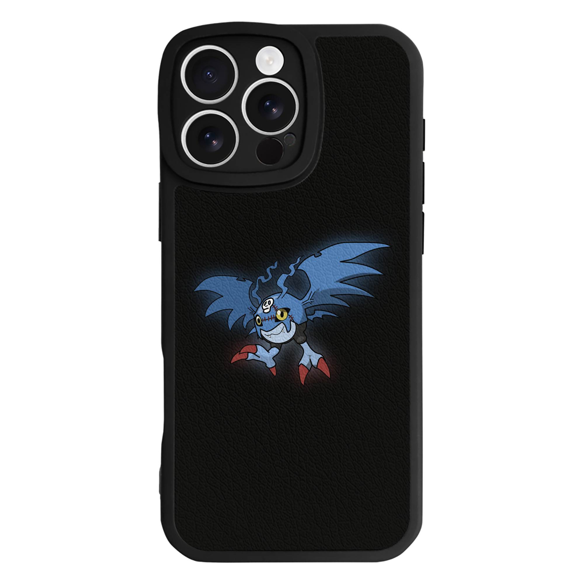 （画像用） Digimon デジタルモンスター/デジモン 【iPhone 16シリーズ対応】シリコンスマホケース（レザー調） 材質：シリコン
